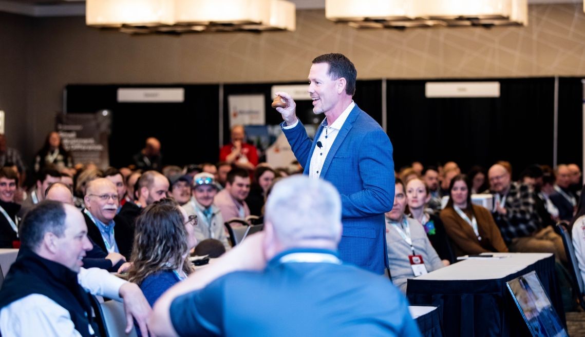 Jason A. Hunt speaks at 2026 Northeast Dairy Management Conference