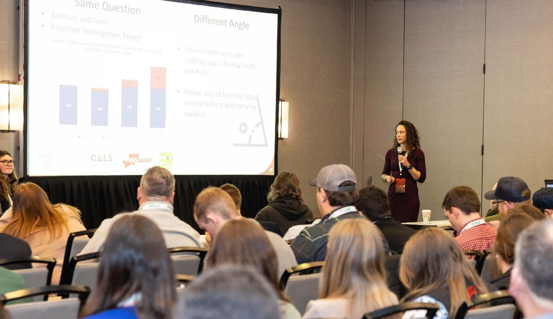 Kirsten Workman presents at 2026 Northeast Dairy Management Conference