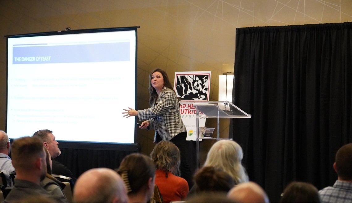 Michelle Chang-Der Bedrosian presents during 2026 Herd Health and Nutrition Conference