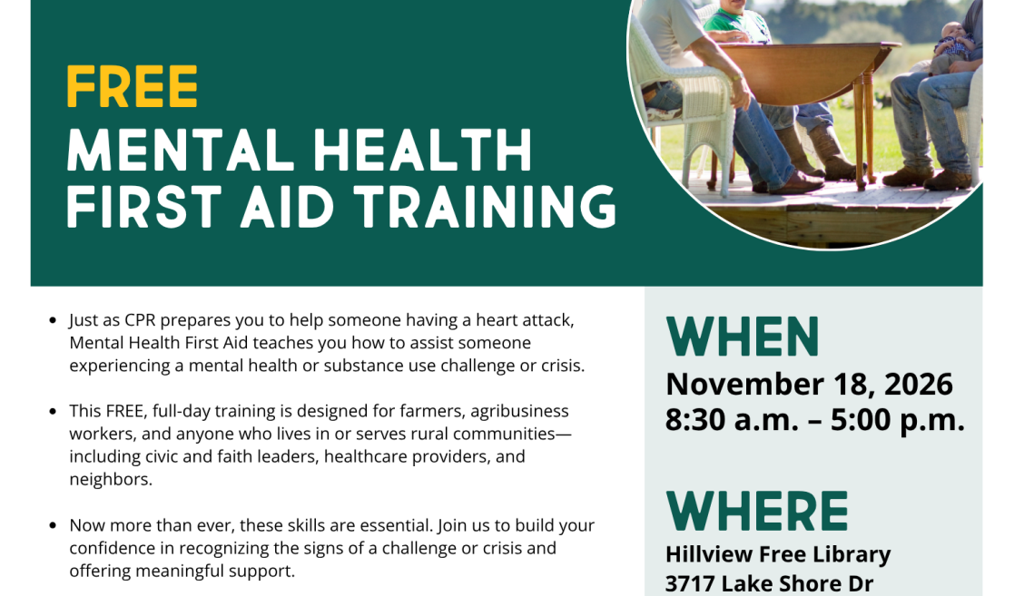 Mental Health First Aid Flyer