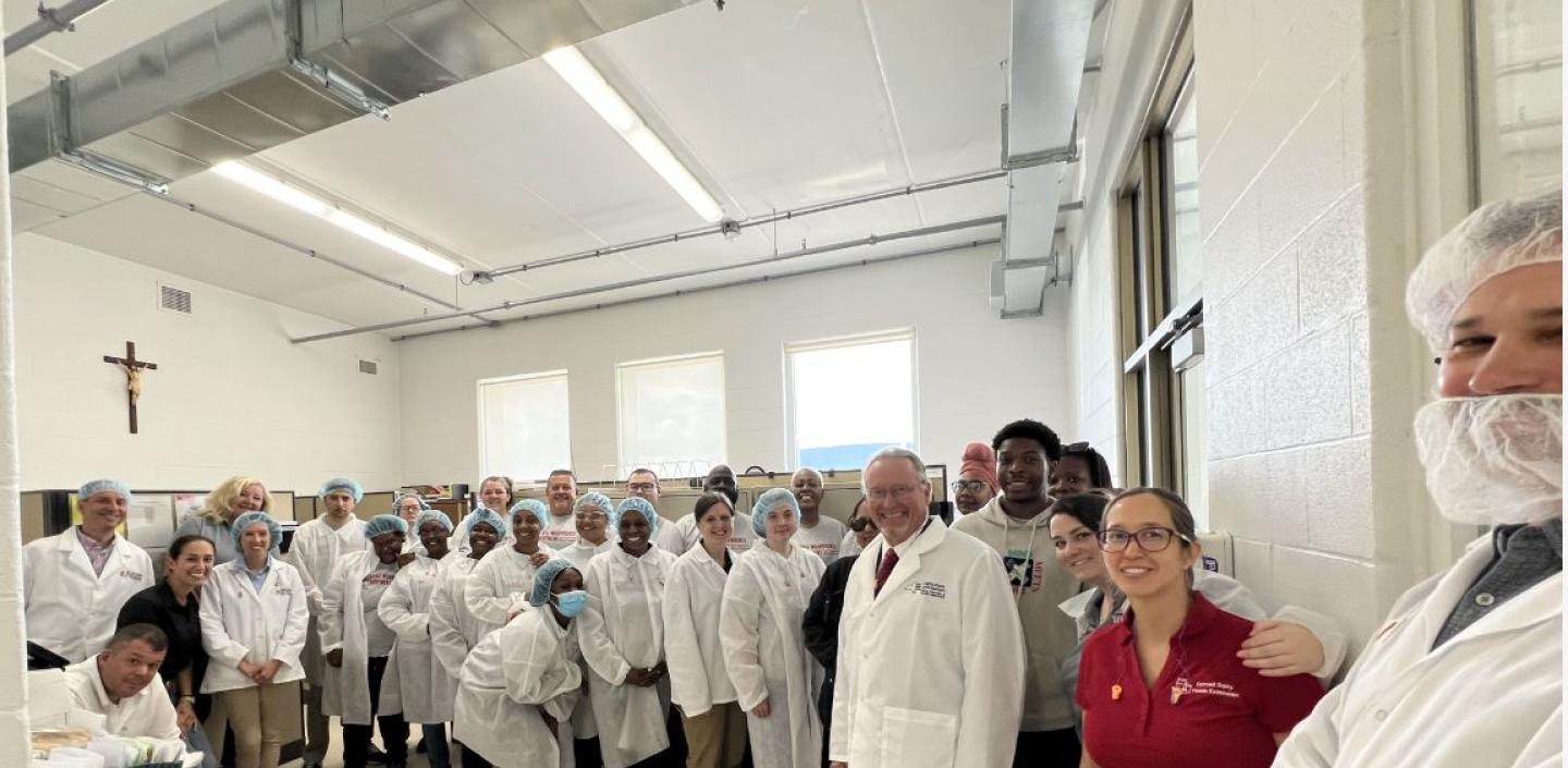 Group photo at Belgioioso Plant