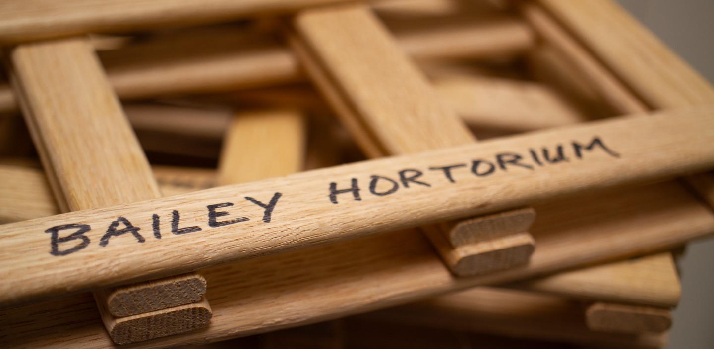 plant presses with bailey hortorium text horizontal