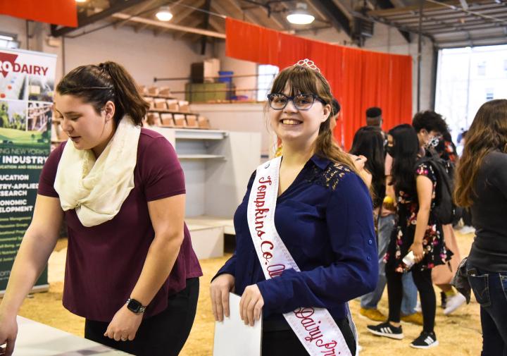 dairy princess smiling