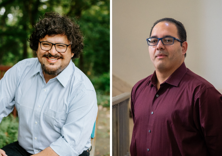 Headshots of two speakers