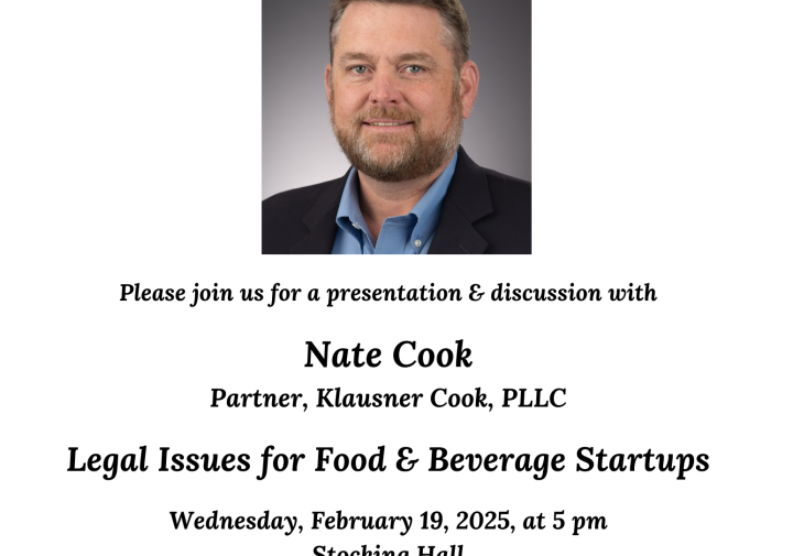 flyer announcing Nate Cook seminar