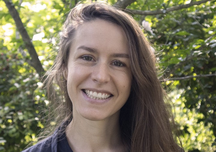 Caitlin Blanchfield outside