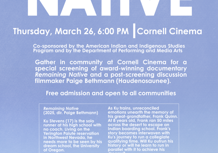 A poster with people running on a trail.