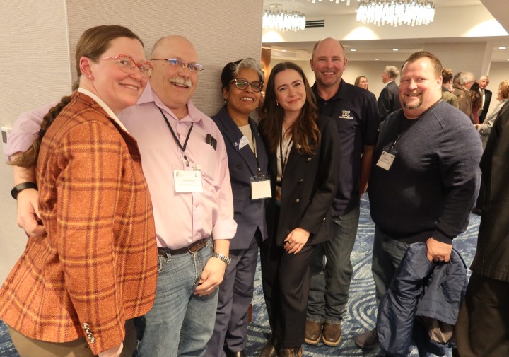 Kate with the Montana State University delegation