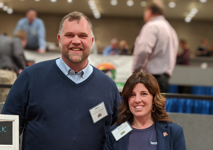 Brian with Beth Roberts, Director CCE Broome.