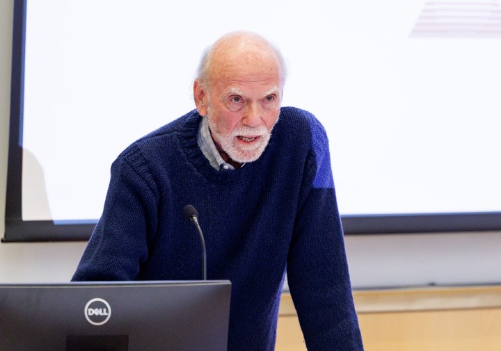 Nobel laureate Barry Barish 