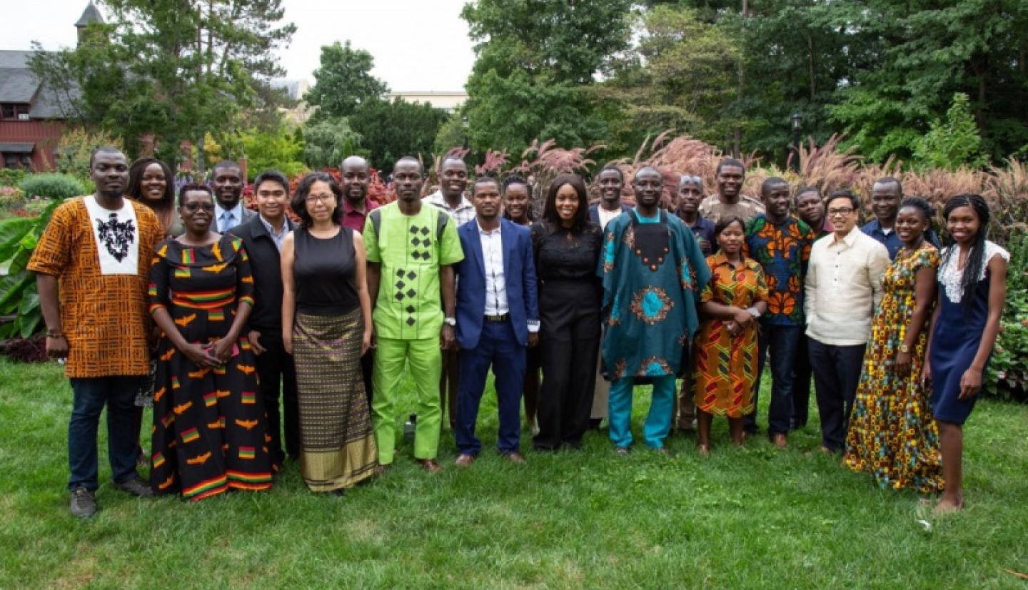 Alliance for Science members pose for a picture