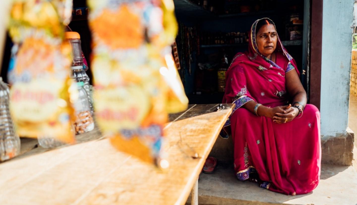 Portrait of Indian woman