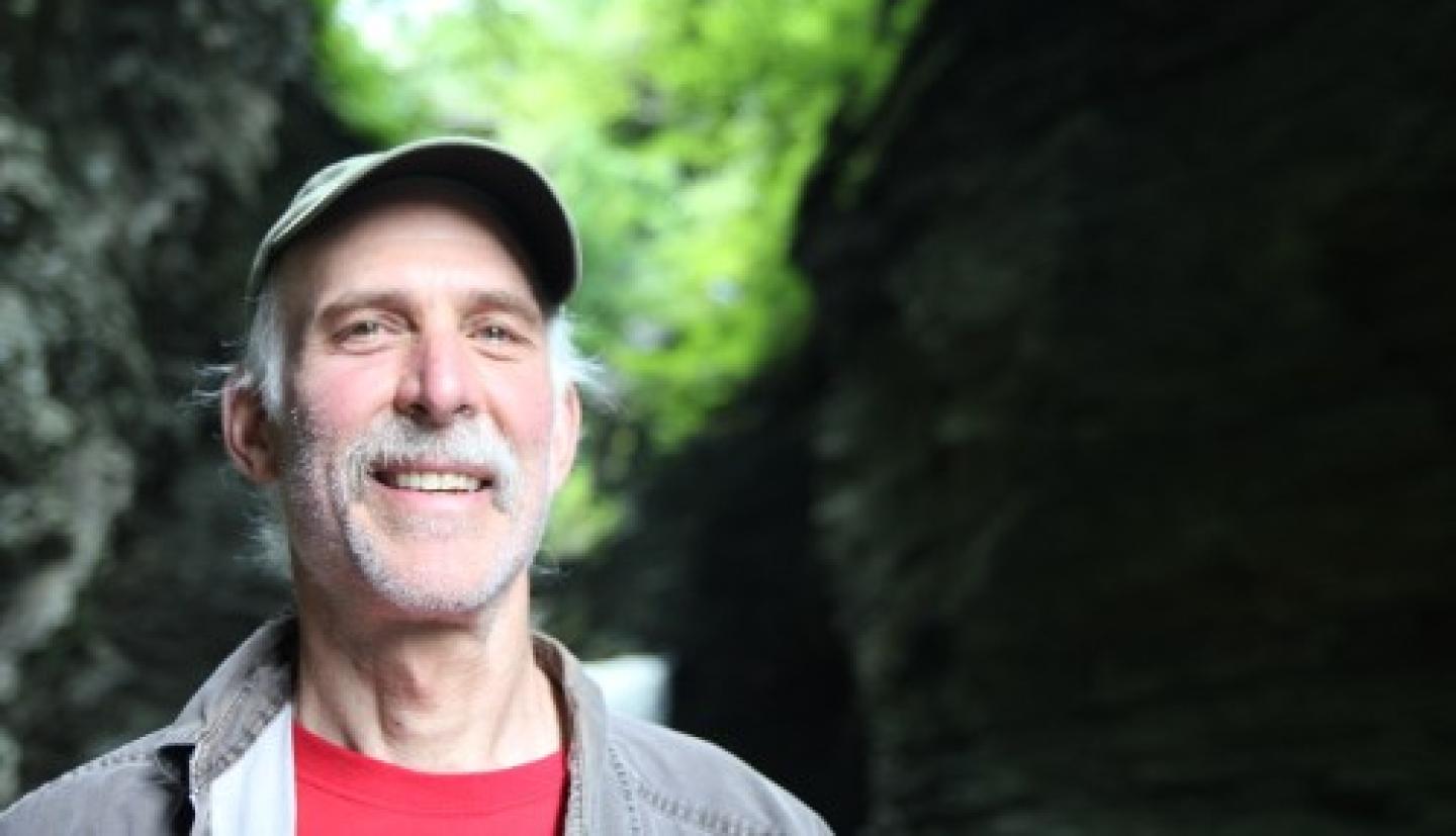 Clifford Kraft poses in forest