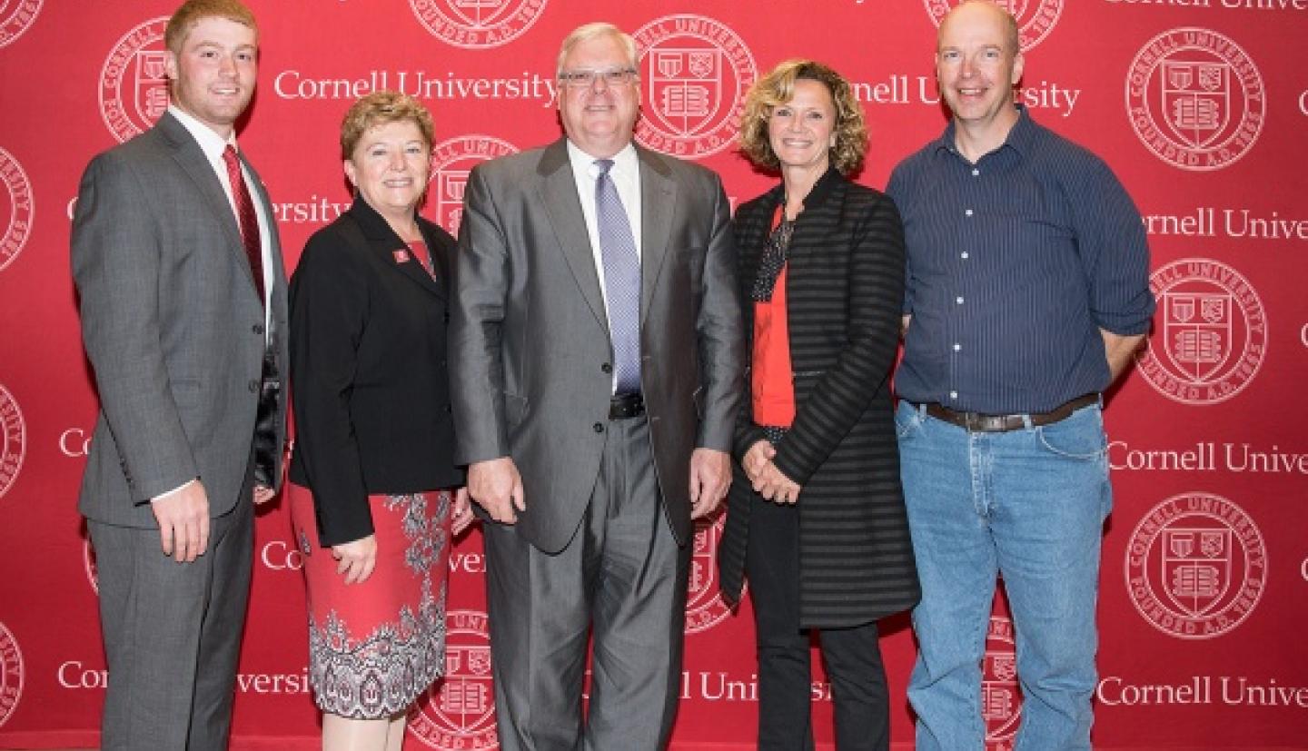 Dean Boor and others celebrate the opening of the new lab