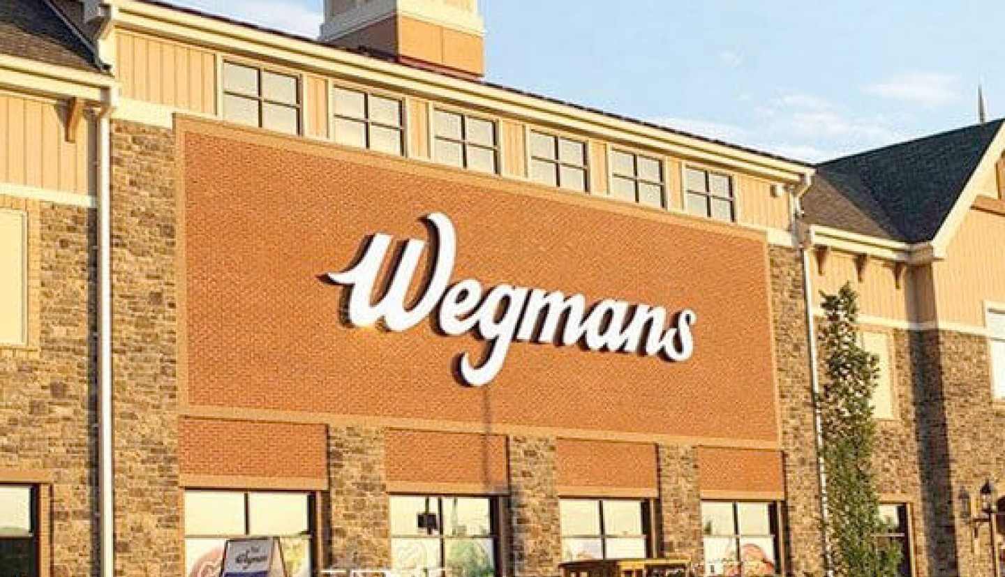 A brick Wegmans storefront
