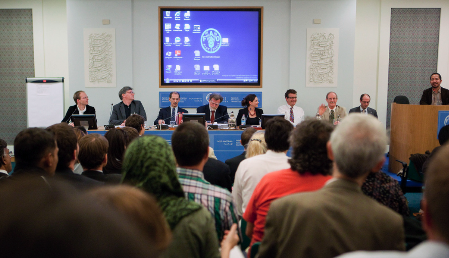 Philip McMichael speaks on FAO panel