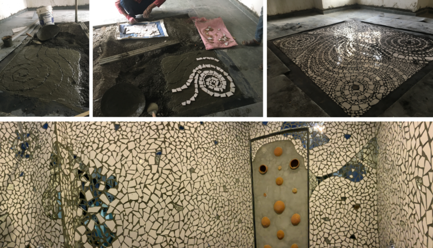 collage of photos of different installation models