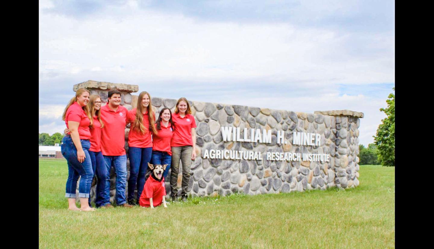 Interns at the Miner Institute 2021