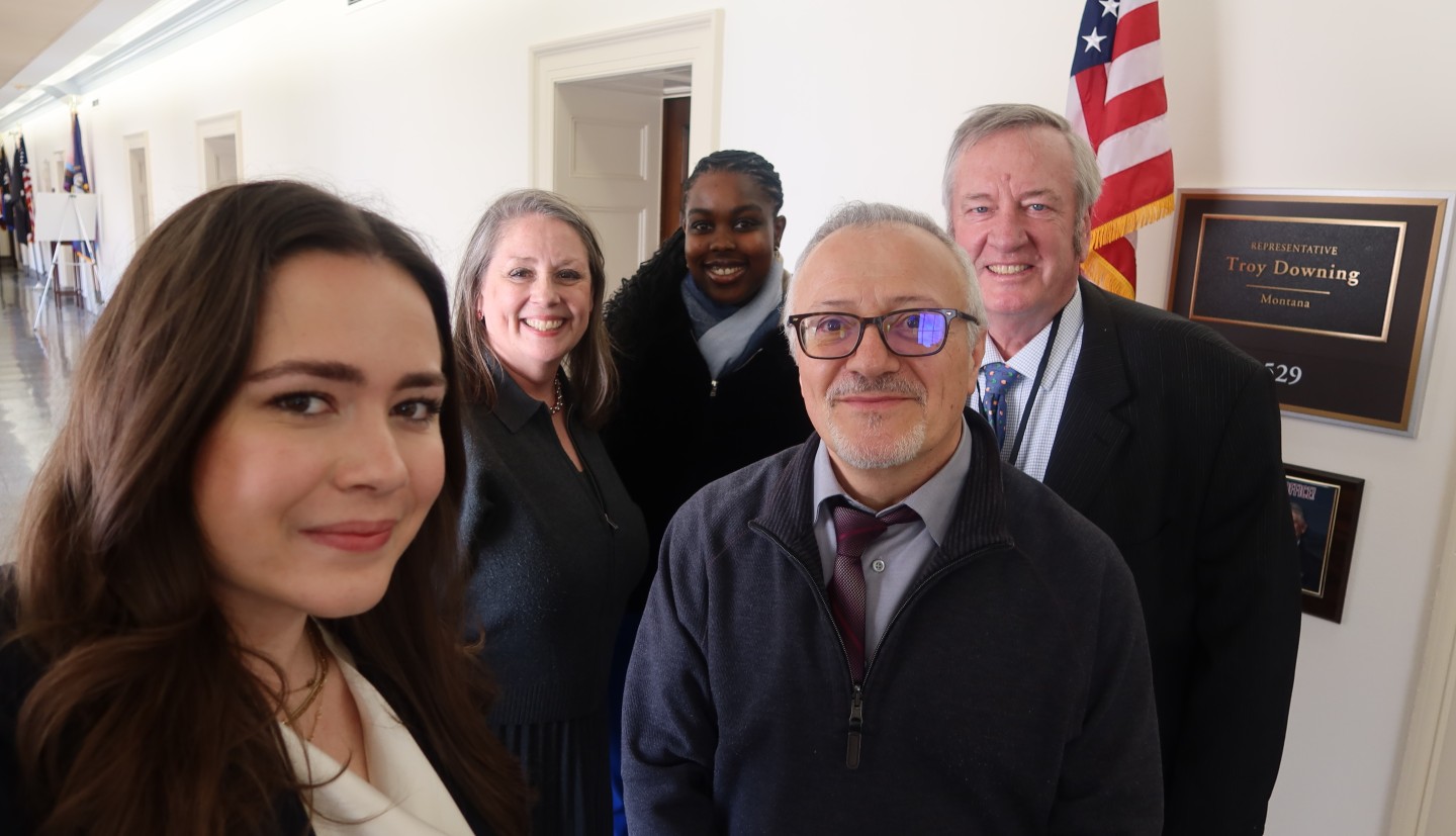 Cornell delegation in Longworth office building