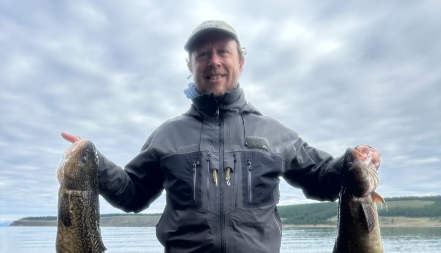 Olaf Jensen fishing