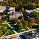 an aerial shot of the CALS ag quad