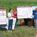 Presenters and posters at a farm