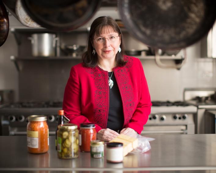 woman in kitchen