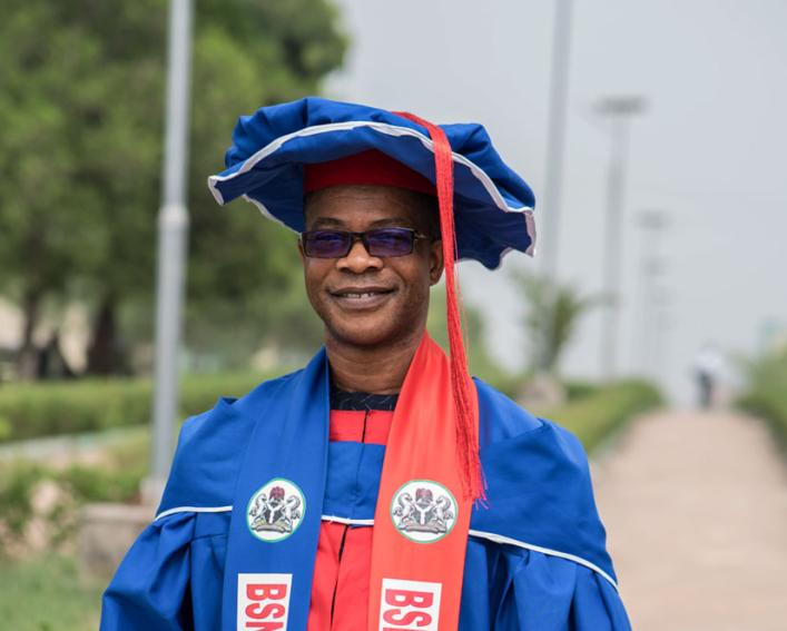 Man in ceremonial robes
