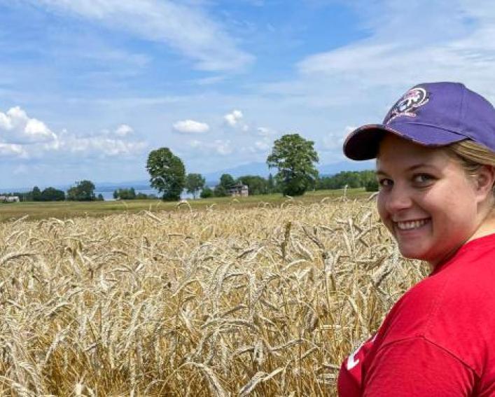 megan lamb in wheat field