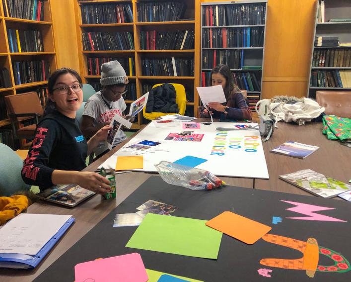 MASS club making posters