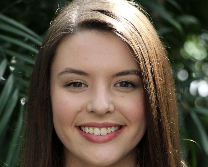 Woman smiling