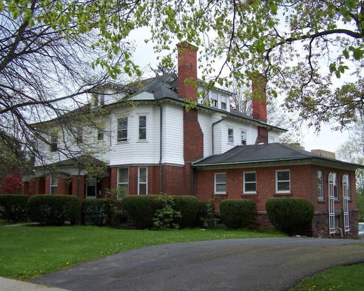 a large house