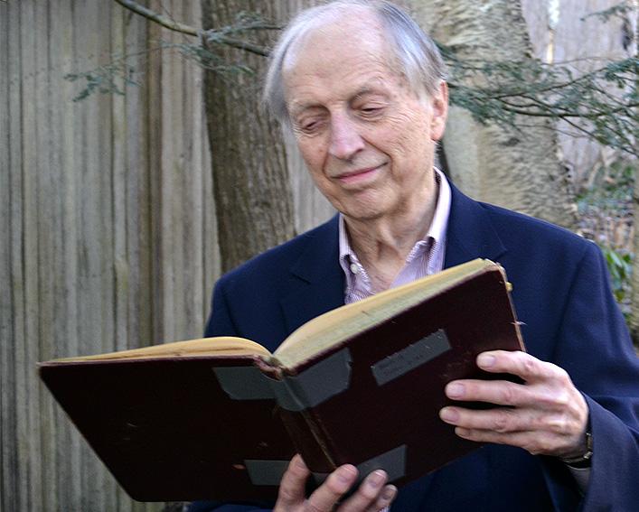 ewing reviewing notebook