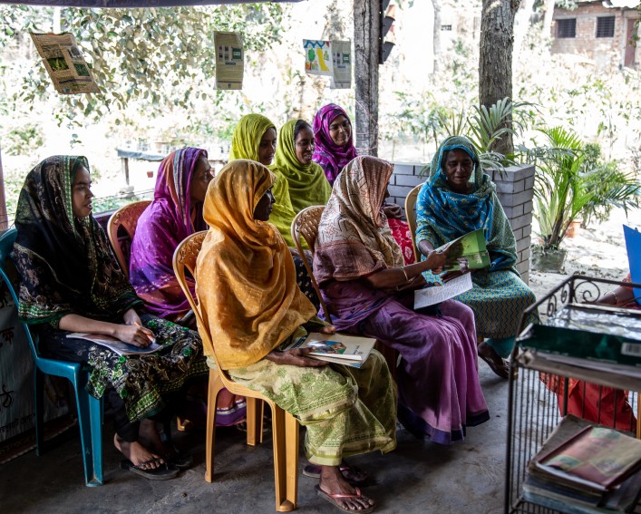 Women's classroom in Bangladesh