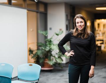 Jennifer Birkeland on Cornell's Campus