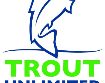 Trout Unlimited graph which has a fish at the top middle with the words trout unlimited below.
