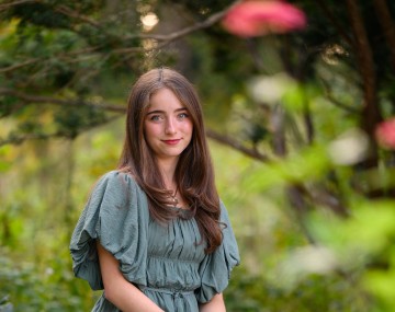 Person sitting on a bench