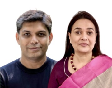 Ranveer Chandra and Purvi Mehta headshot